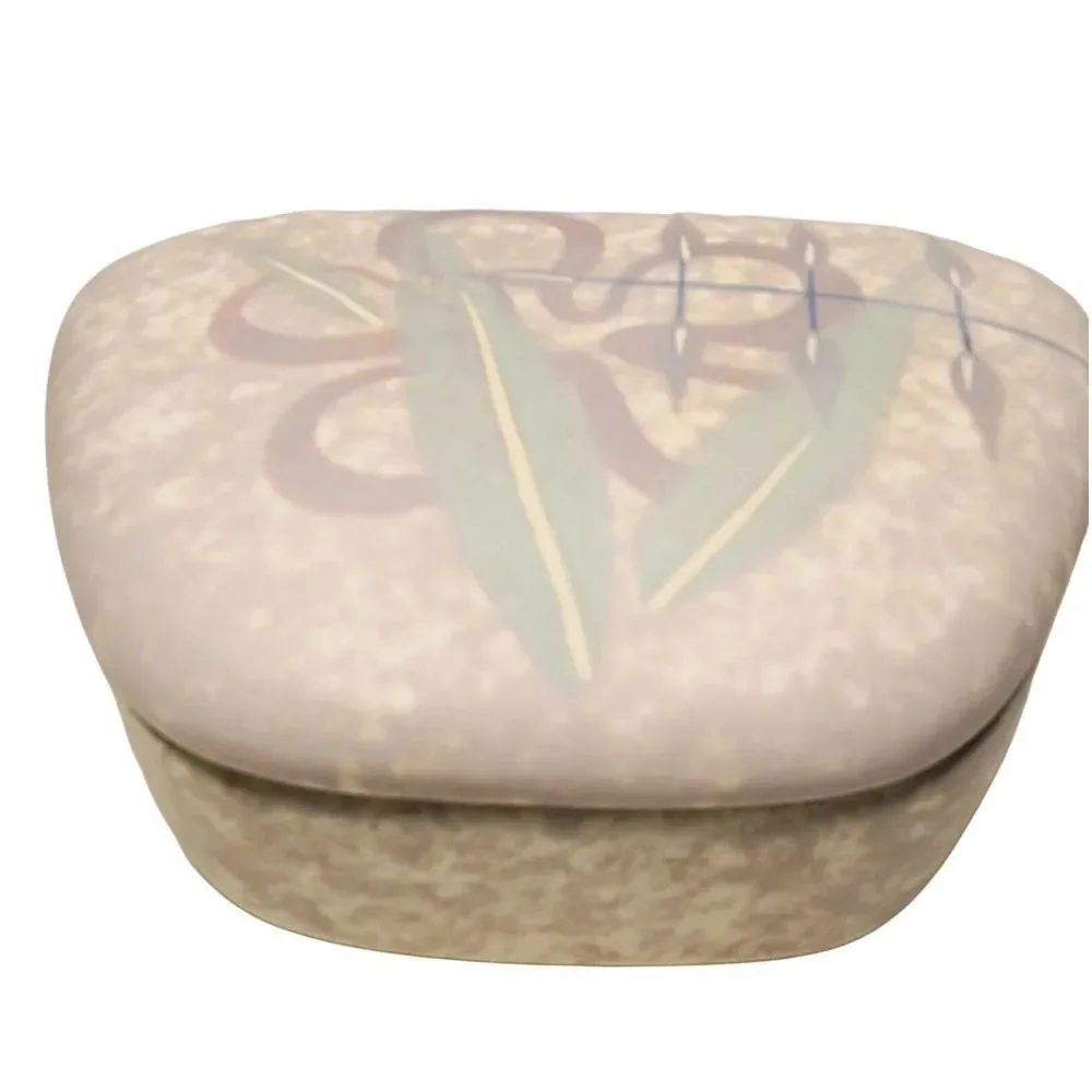 MARC BELLAIRE Trinket Stash Box Mid‎ CENTURY Mod Tiki Pottery Signed